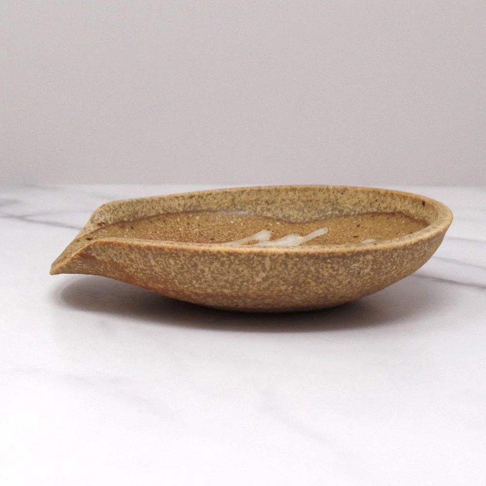 Vintage Ceramic Fish Spoon Rest by Wagner, Disney World Village Potter 1980s